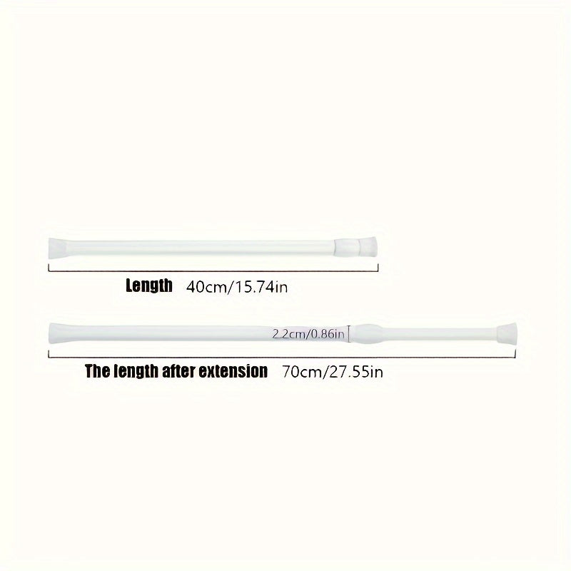 Adjustable Telescopic Spring Rod for Door Window Bathroom Clothes Drying
