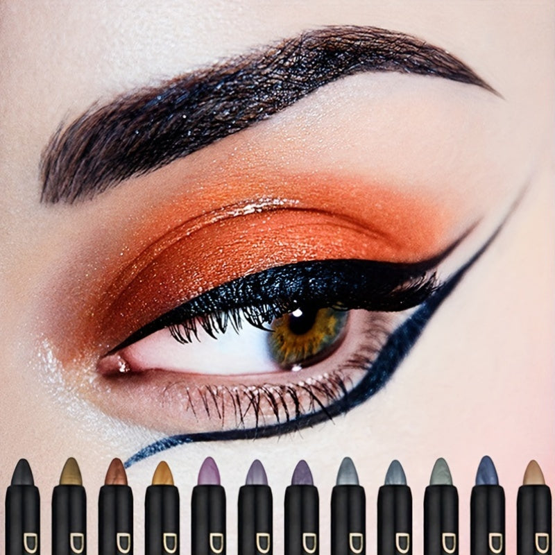 Long-Lasting Shimmering Eyeshadow Stick with Waterproof Formula and Plant Squalane