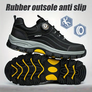 Men's Breathable Low Top Work Shoes Steel Toe Anti-Smash All-Season Outdoor Safety