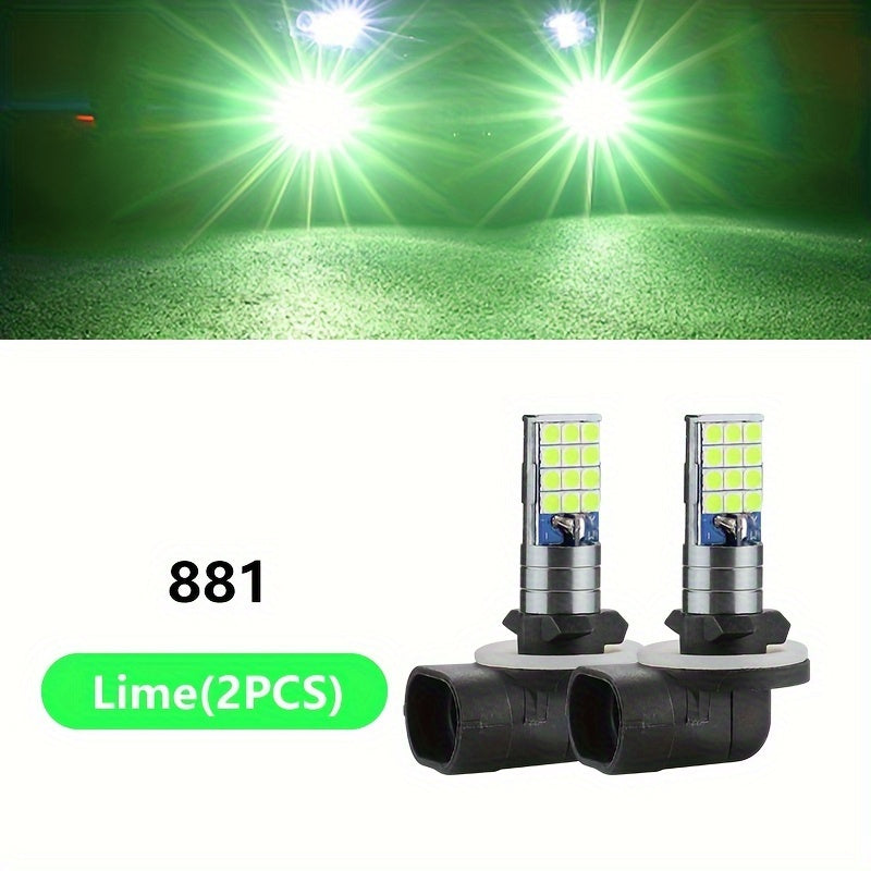 Car LED Fog Light Bulb 6000K White Ice Blue Yellow White 2 Pack