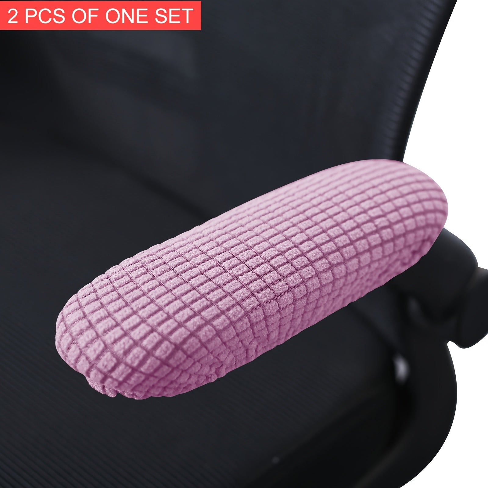 2-Pack Stretchable Polar Fleece Armchair Slipcovers Elastic Band Machine Washable