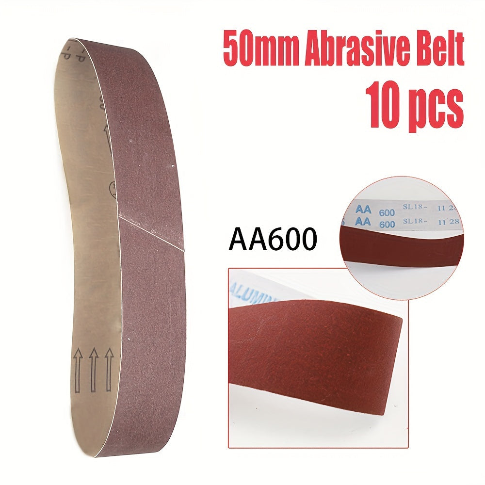 50mm kenglikdagi silliqlash lentasi uchun uchburchakli maydalagichlar uchun mos keladigan qo'shimcha, bardoshli material, quvvat talab qilinmaydi