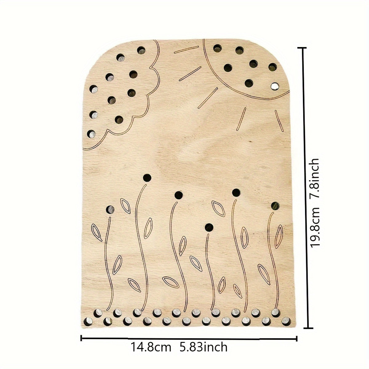 Soporte de flores de madera para decoración del hogar, guardería, dormitorio, 1 pieza