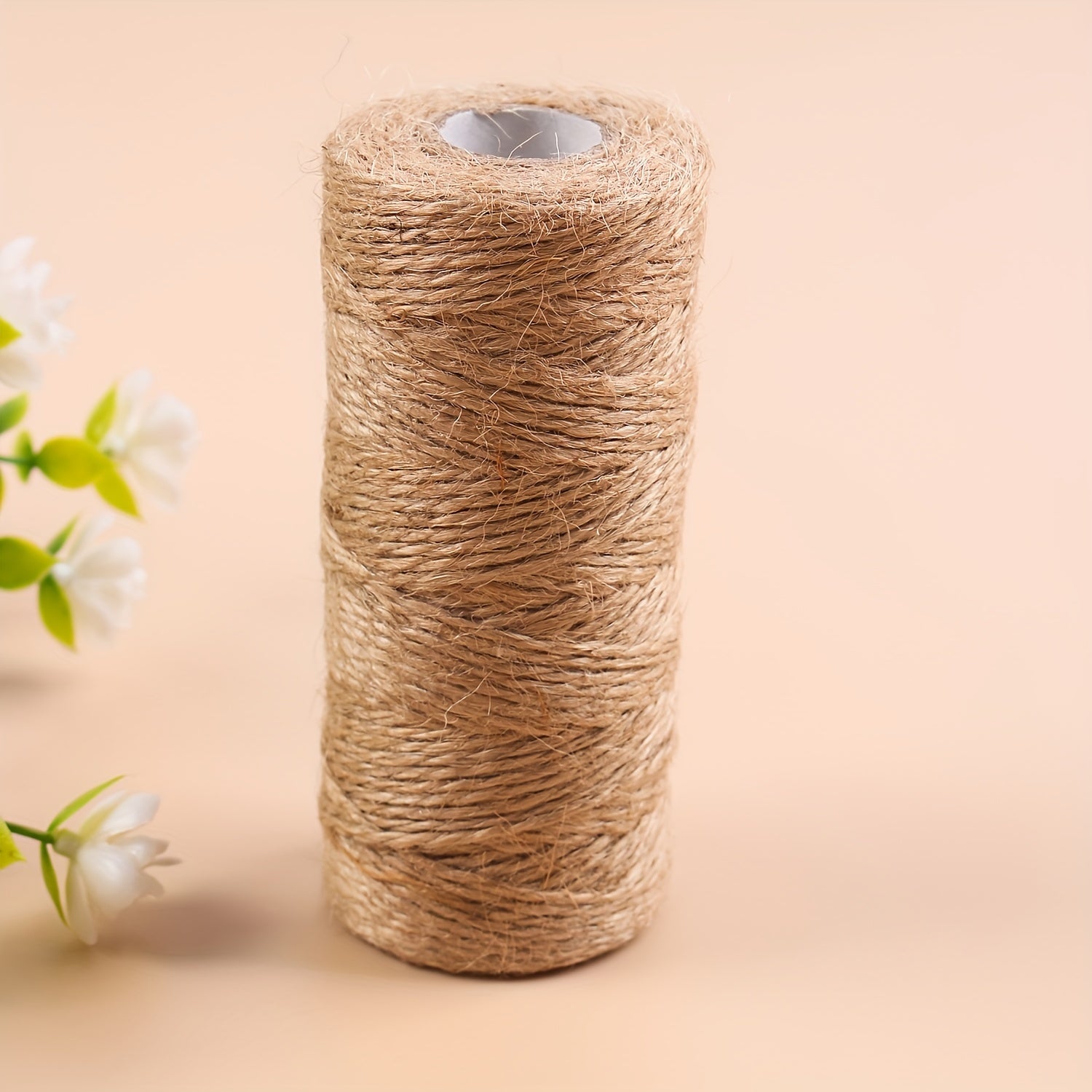 Natural Jute Twine 100m for Gardening Plant Wrapping Arts Crafts Weddings