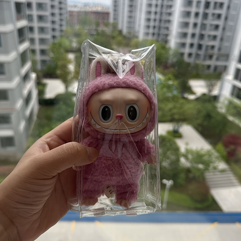 Set of 2 Plush Toy Storage Bags Waterproof PVC Hanging Organizer Square Shape