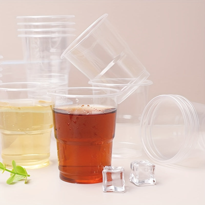 100 Pack 5oz Disposable Plastic Cups Durable Clear Party Supplies