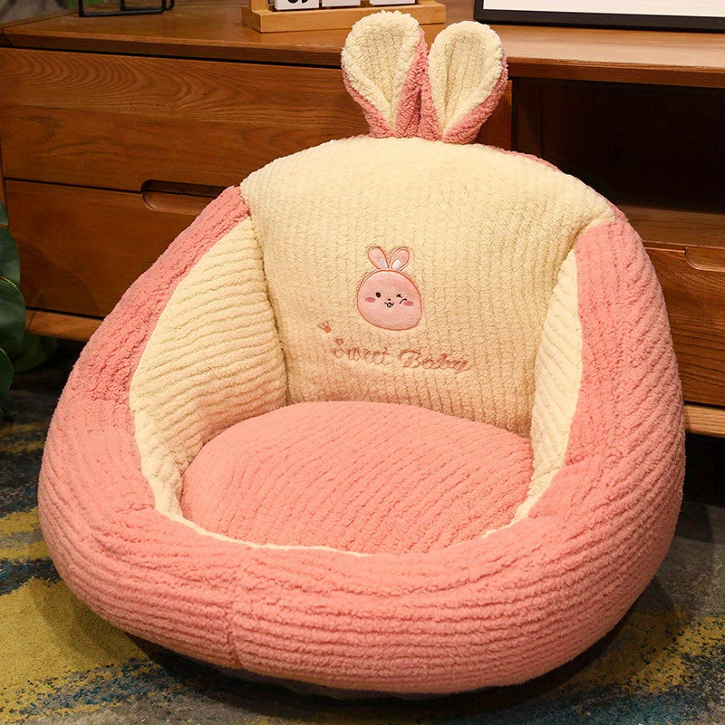 Cojín de asiento de terciopelo para comodidad en todas las estaciones para uso en oficina y en casa