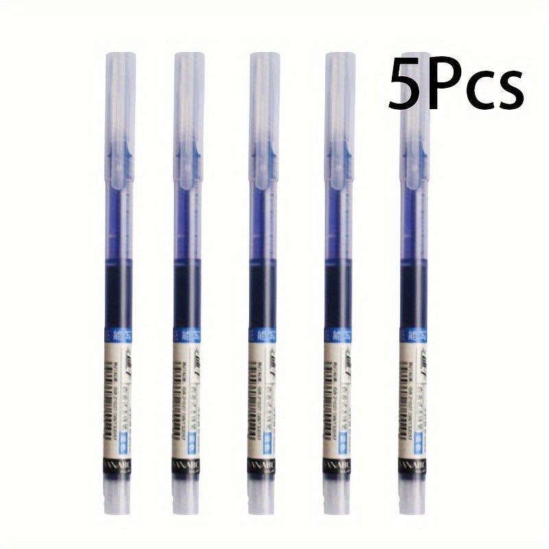 10 Pack Blue Gel Pens Extra Fine Tip Liquid and Gel Ink for School Office Stationery