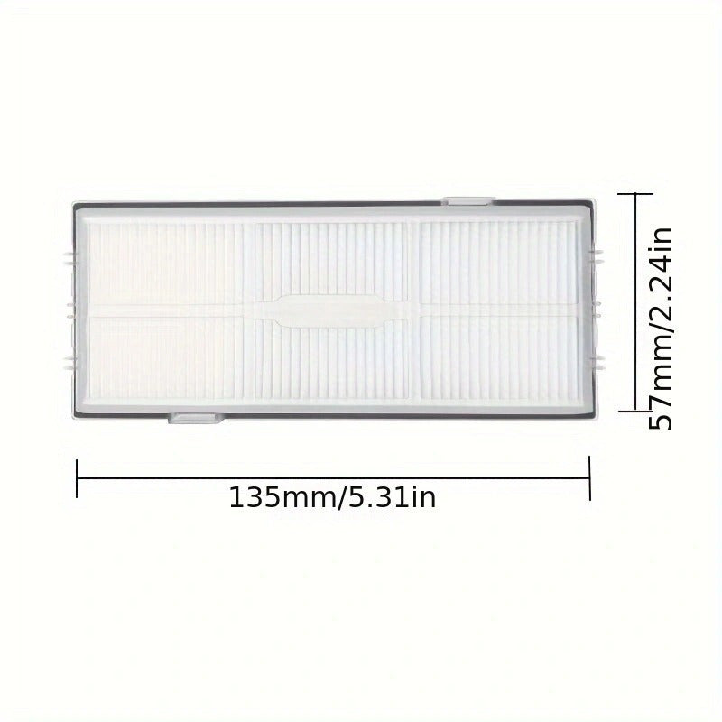 Roborock S7 seriyangizning havo sifatini va ishlashini ushbu 4 ta yuviladigan HEPA filtrlar to'plami bilan yaxshilang. S7, S7 Maxv, S7 Maxv Ultra va S7 Pro Ultra robot tozalagichlari bilan mos keladi.