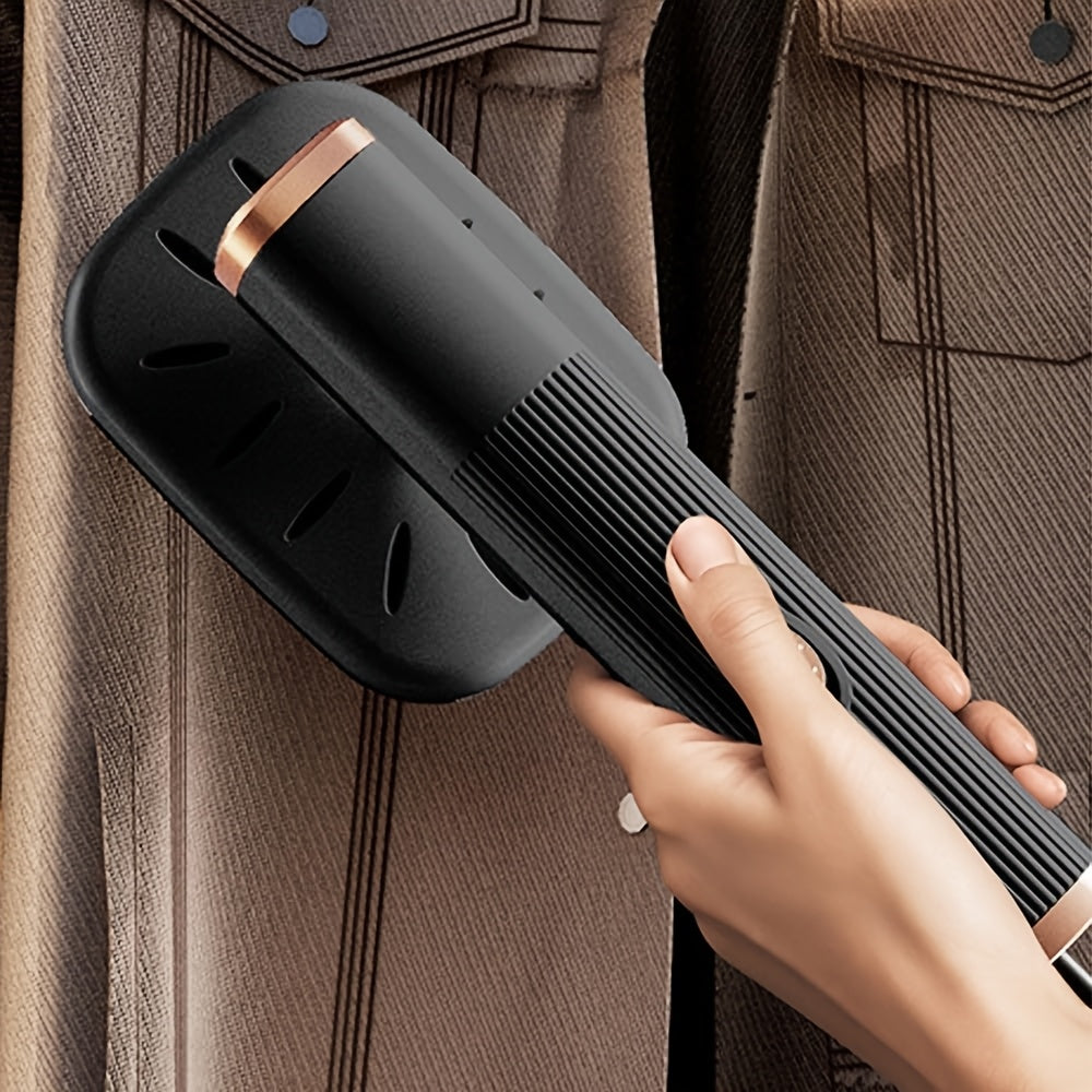 Mini dazmol mashinasi: Qisqa, portativ va USB quvvatlangan - Qiyshiqsiz kiyim texnologiyasi bilan aylanuvchi qo'l dazmoli. Oson sayohat va uyda foydalanish uchun egiluvchan dizayn. Oq va qora/kolba ranglarida mavjud - Kiyimlar uchun mukammal mini dazmol.