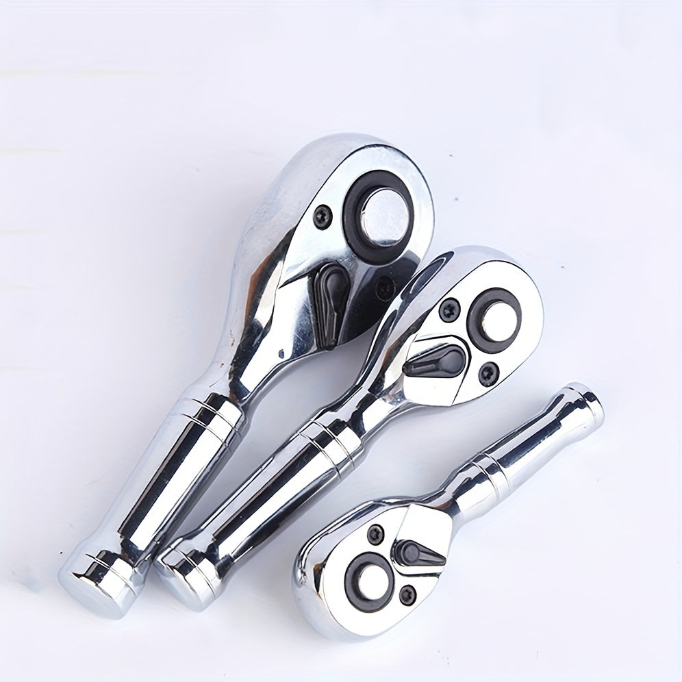 Universal Quick Ratchet Wrench with Short Handle 72 Teeth Auto Repair Tool