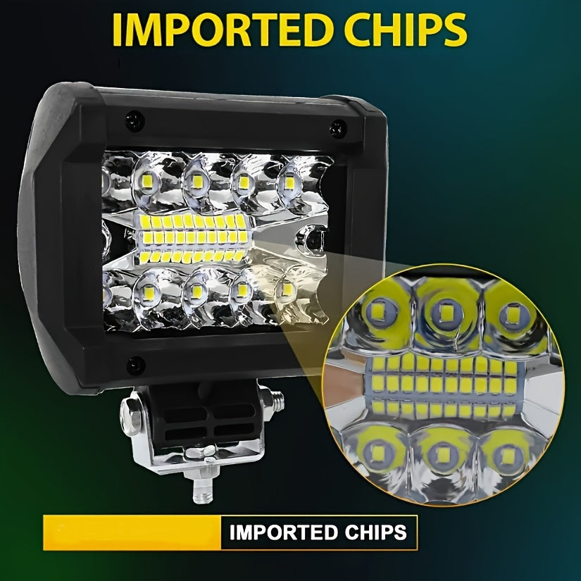 Набор из 2 светодиодных световых панелей 4 дюйма для транспортных средств, внедорожников UTV ATV пикапов