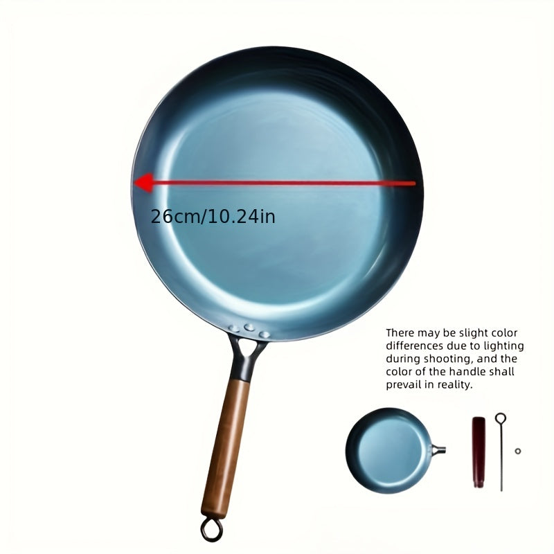 Cast Iron Skillet Set 9.5-Inch and 11-Inch Non-Stick Handle Suitable for Gas and Induction Cooking