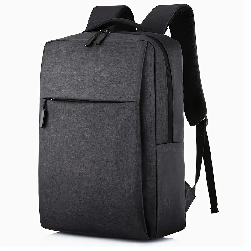 Durable Nylon Travel Backpack with Laptop Compartment Adjustable Straps Multi-Compartment for Commuting School Office Outdoor