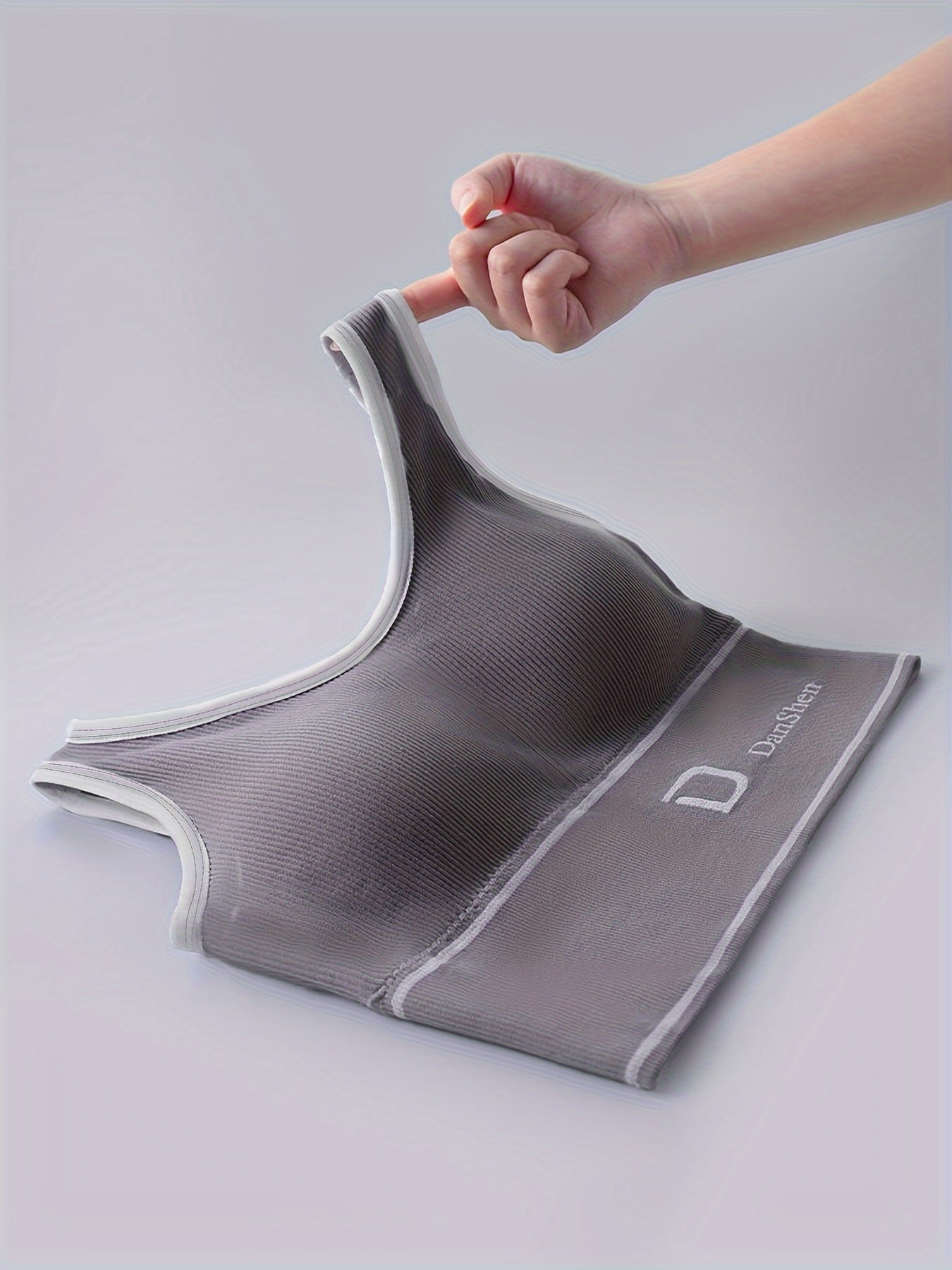 Women's Plus Size Wireless Sports Bras Pack Breathable Nylon Full Coverage