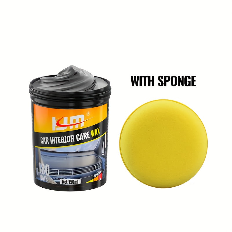 Универсальный воск для ухода за интерьером автомобиля 150 мл Восстановитель пластика и резины, скрытие царапин