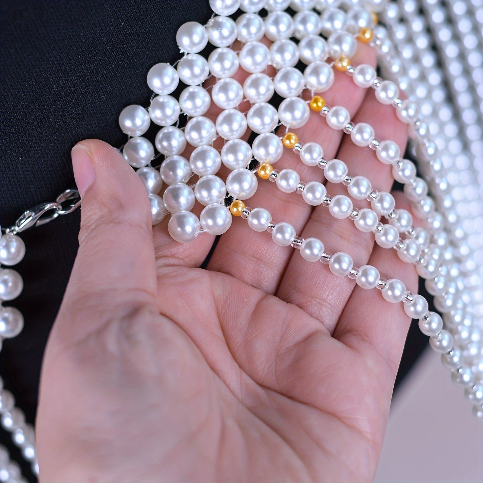 Women's Tassel Waist Chain Beaded Belt for Festivals and Parties