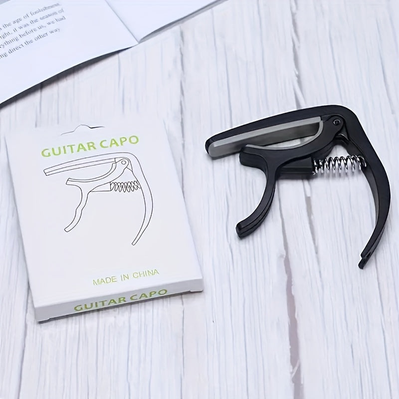 Nylon Guitar Capo for Acoustic Electric Classical Ukulele Quick Change Durable Black ABS