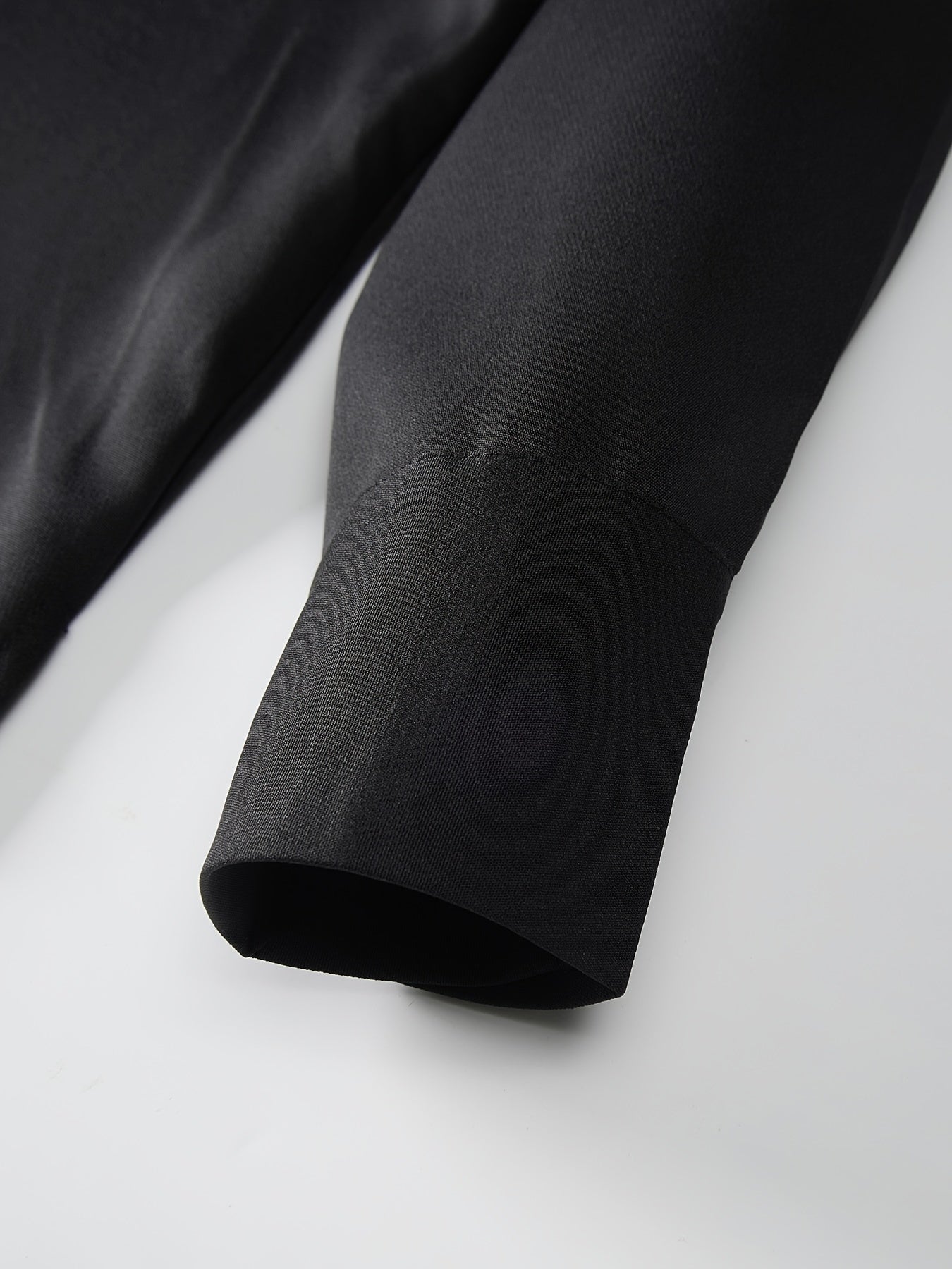 Men's Plus Size African Dashiki Set Long Sleeve Casual Black Polyester Pleats Drawstring Pants