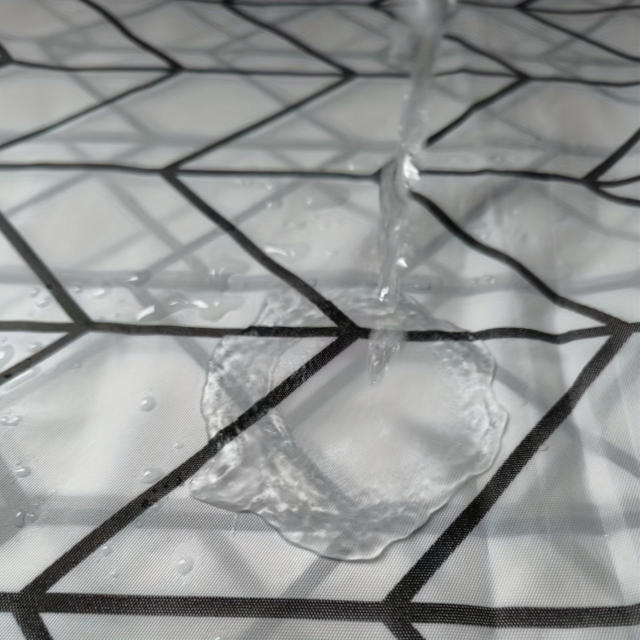 Водонепроницаемая, стойкая к пятнам перегородка для душа из PEVA, современный минималистичный дизайн, не требует сверления, включает 12 крючков.