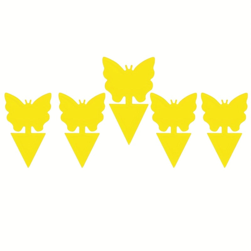 5-Pack Yellow Mosquito Killer Stickers Non-Toxic Durable PP Material