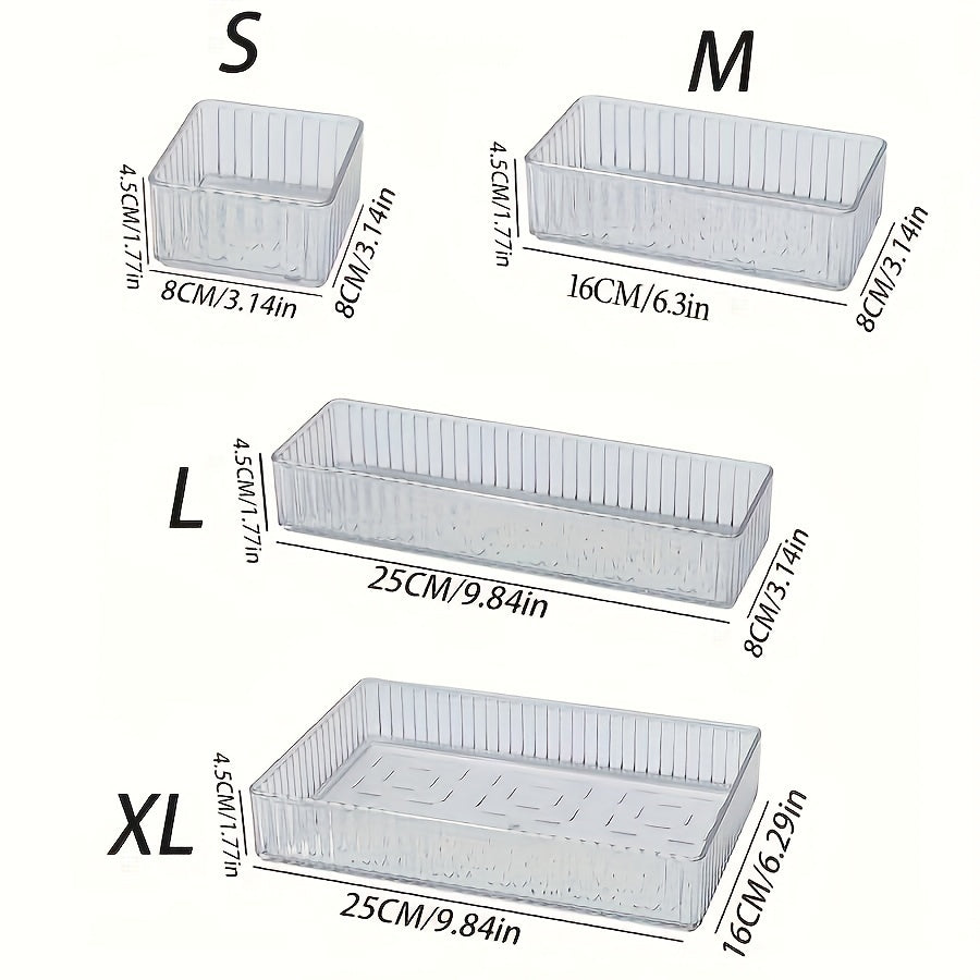 Acrylic Cosmetic Storage Box with Transparent Drawers for Makeup and Skincare Organizer