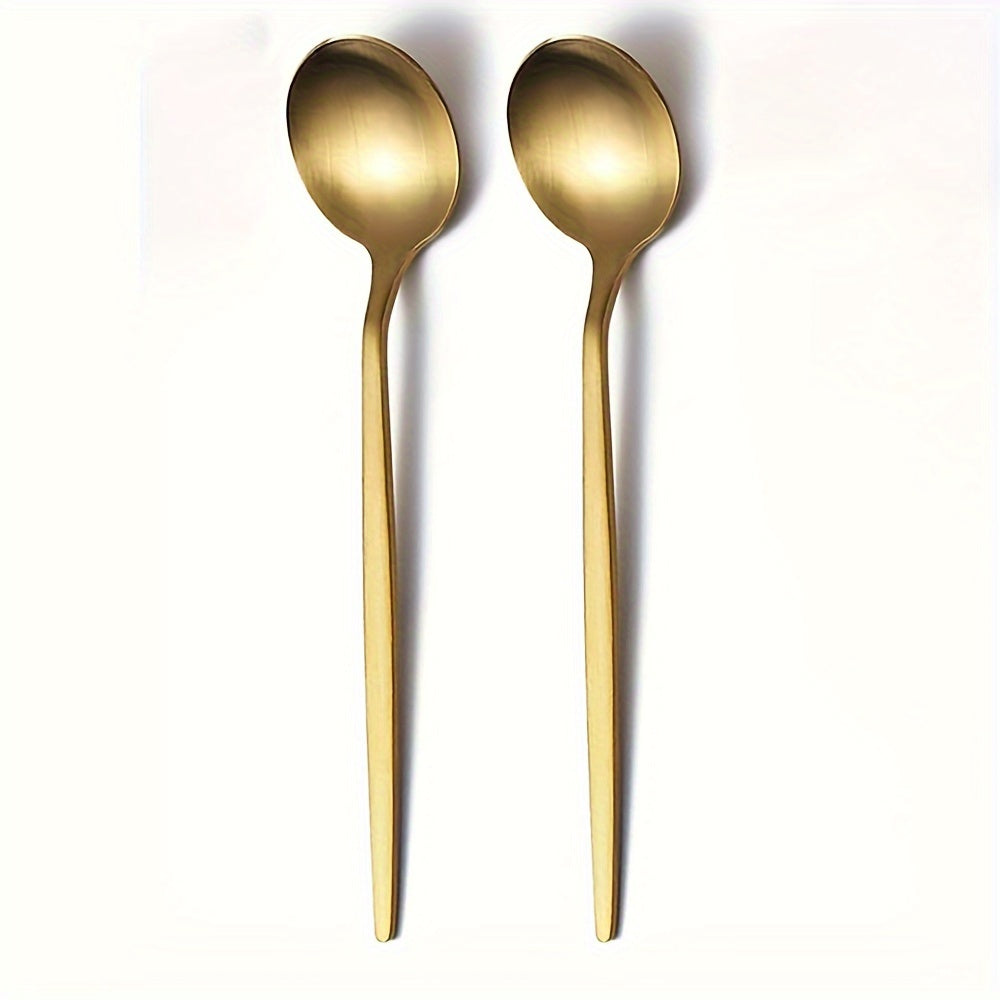 Set of 2/4/6 Stainless Steel Coffee Spoons 12.95 cm Dishwasher Safe