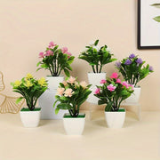 Искусственный декор с изображением сливового цветка, не требует батареек, для дома, спальни, на День святого Валентина, настольное украшение