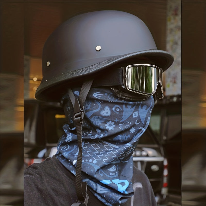 Взрослый унисекс ретро полушлем для скутера мотоцикла M-L-XL-XXL