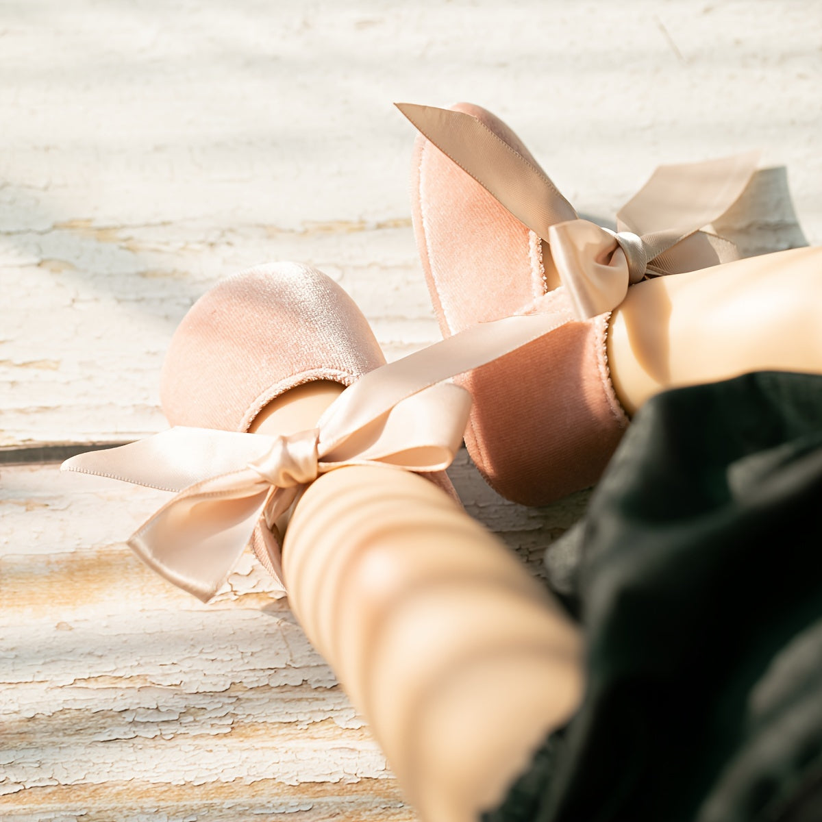 Infant Baby Girls Soft Sole Mary Jane Flats with Bowknot and Rubber Sole