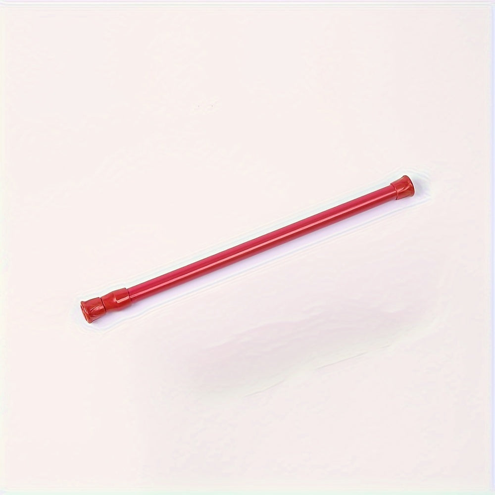 Telescopic Curtain Rod Adjustable Length 18cm for Wardrobe Kitchen Balcony