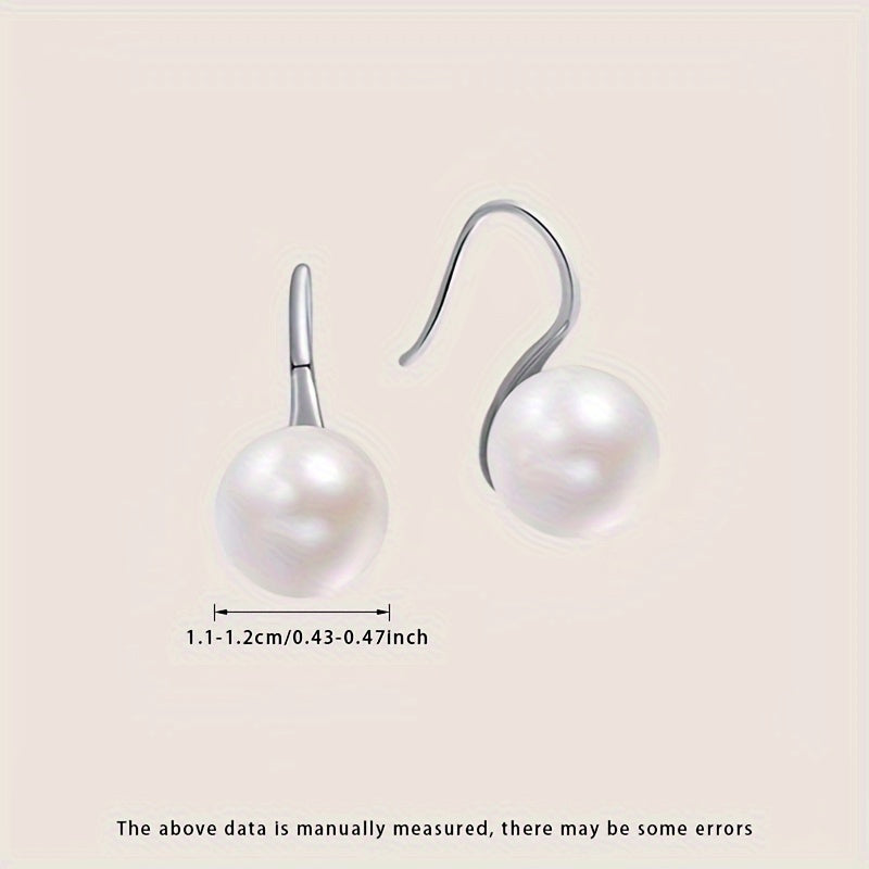 Zarif Vintage MUFAN Shirin Su Pearl Qaytish Bilaguzuklari - 11-12mm Tabiiy Pearl, Iyul Tug'ilgan Kuni To'pi, 925 Sterling Silver Qulflari, Kundalik Kiymak yoki Sovg'a Berish uchun Mukammal, Qoplamasiz Dizayn bilan Mint Honey Sovg'a Qutisi