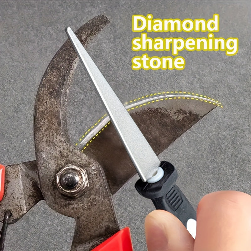 Diamond Coated Sharpening Stone for Scissors Knives and Garden Tools