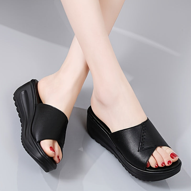 Women's Slide Sandals Summer Non-Slip Soft Sole Casual Shoes