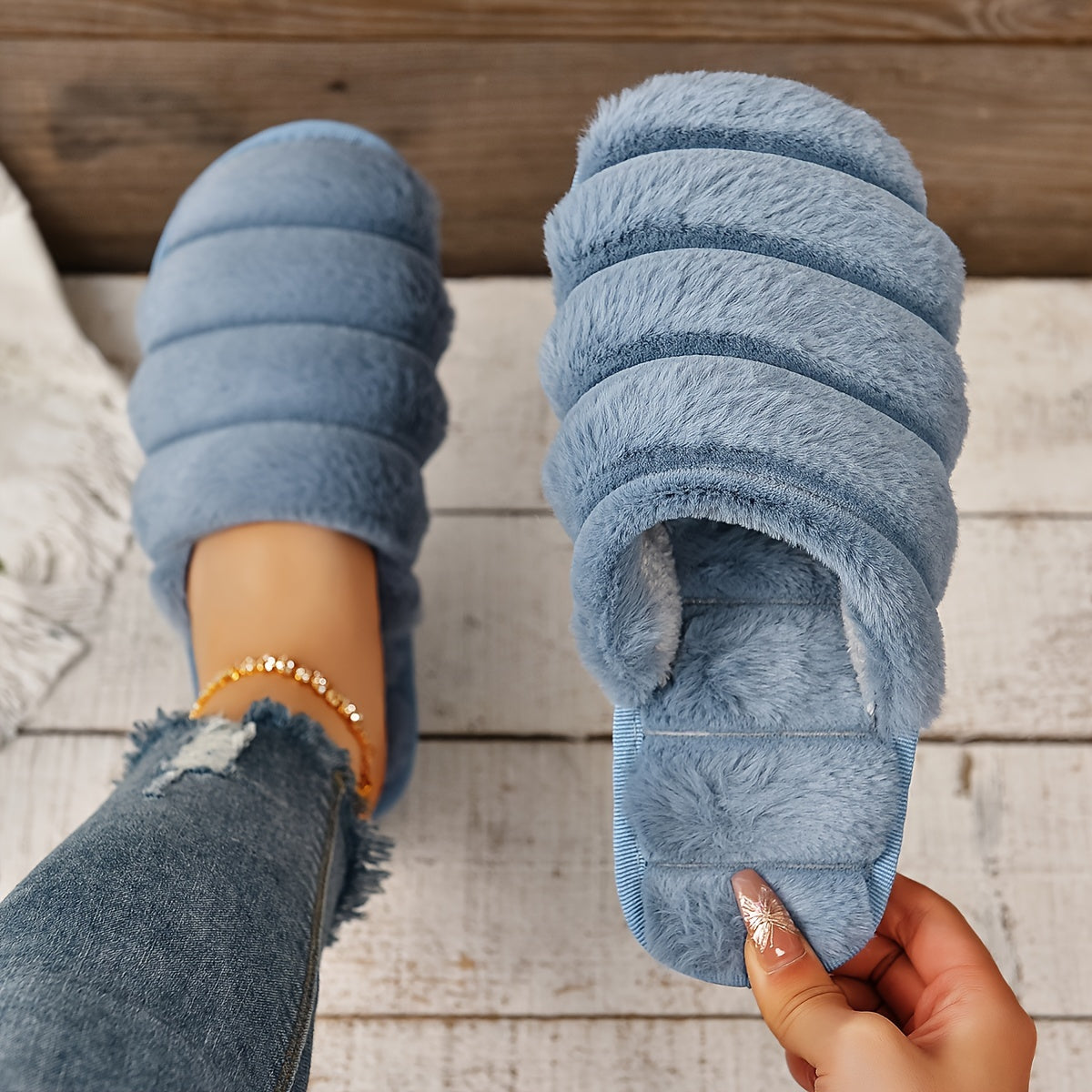 Women's Casual Slip-On Flats Comfortable Home Slippers