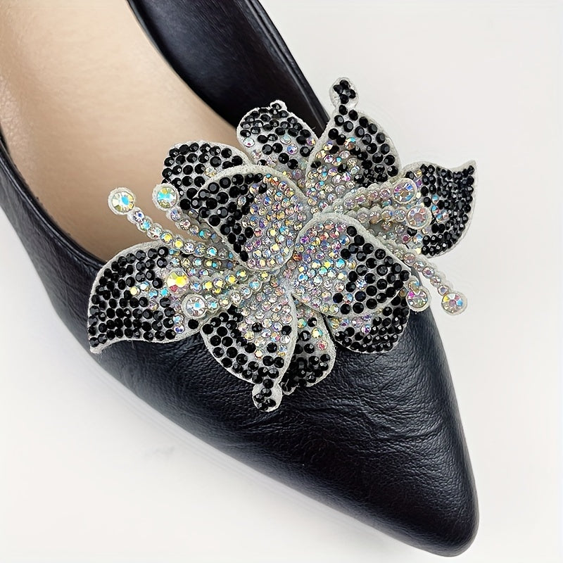 Women's Rhinestone Shoe Clips Detachable DIY Decor Accessories
