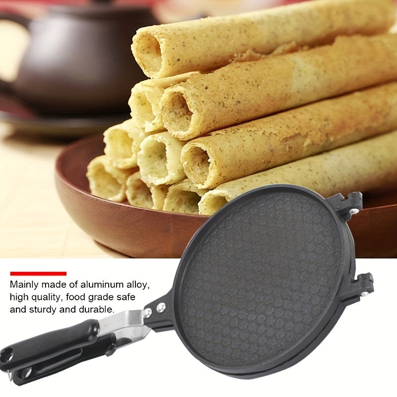 Molde para rollos de huevo, antiadherente, de aluminio, para crepes, waffles, panqueques y aperitivos