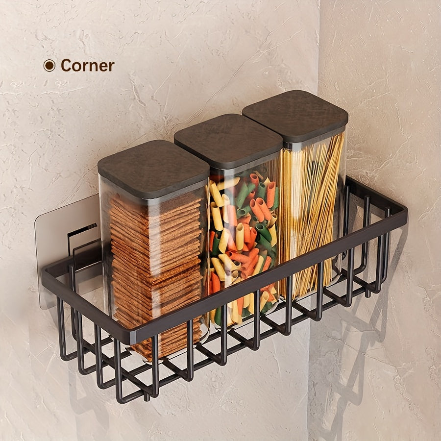 Blue Plastic Storage Container for Kitchen Pantry Organization