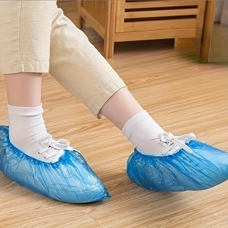 Disposable Shoe Covers 100pcs, Cleaning, Hygiene, Travel Hotel Use