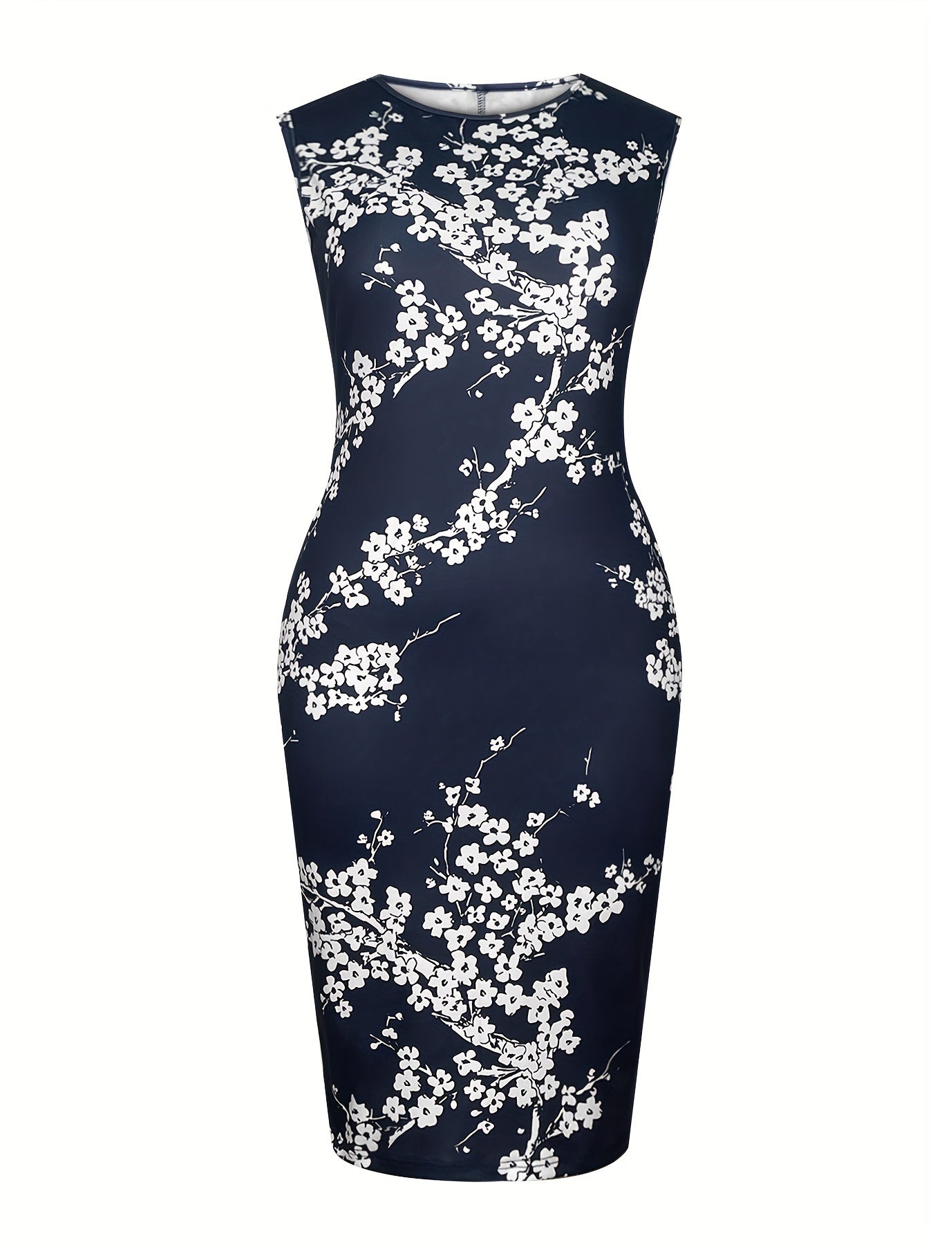 Plus Size Polyester Blazer Dress Set with Elastane High Stretch Elegant Style