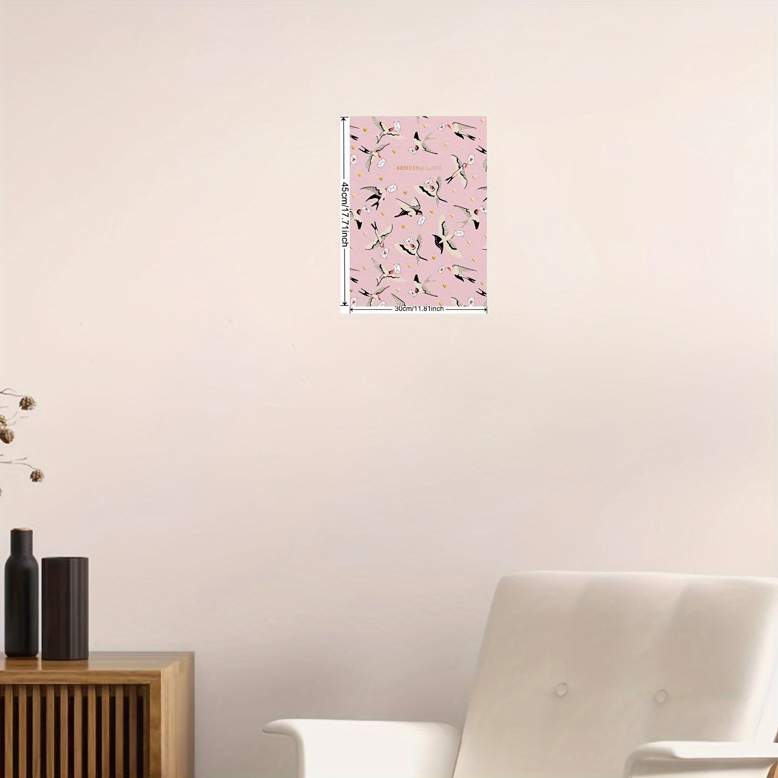 Bird-Inspired Love Greeting Card for Birthdays and Gratitude