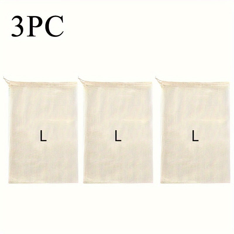 Qayta ishlatiladigan to'rli sabzavot sumkalari, mahsulotlarni saqlash va sovg'a berish uchun ideal. Oson kirish va tartibga solish uchun tortish qismi dizayni mavjud. Plastik chiqindilarni kamaytirish uchun ajoyib.