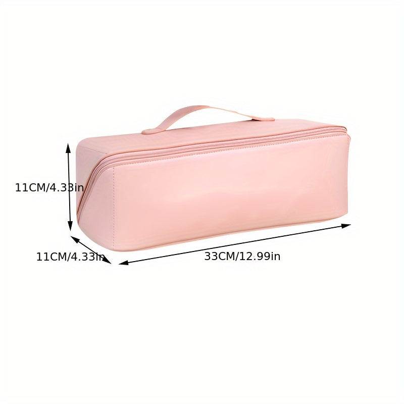 Travel Hair Dryer and Styling Tool Storage Bag Hypoallergenic PU Compact Organizer