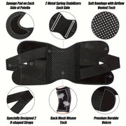 Adjustable Knee Brace with Side Stabilizers for Meniscal Tear Medium Stretch Polyester