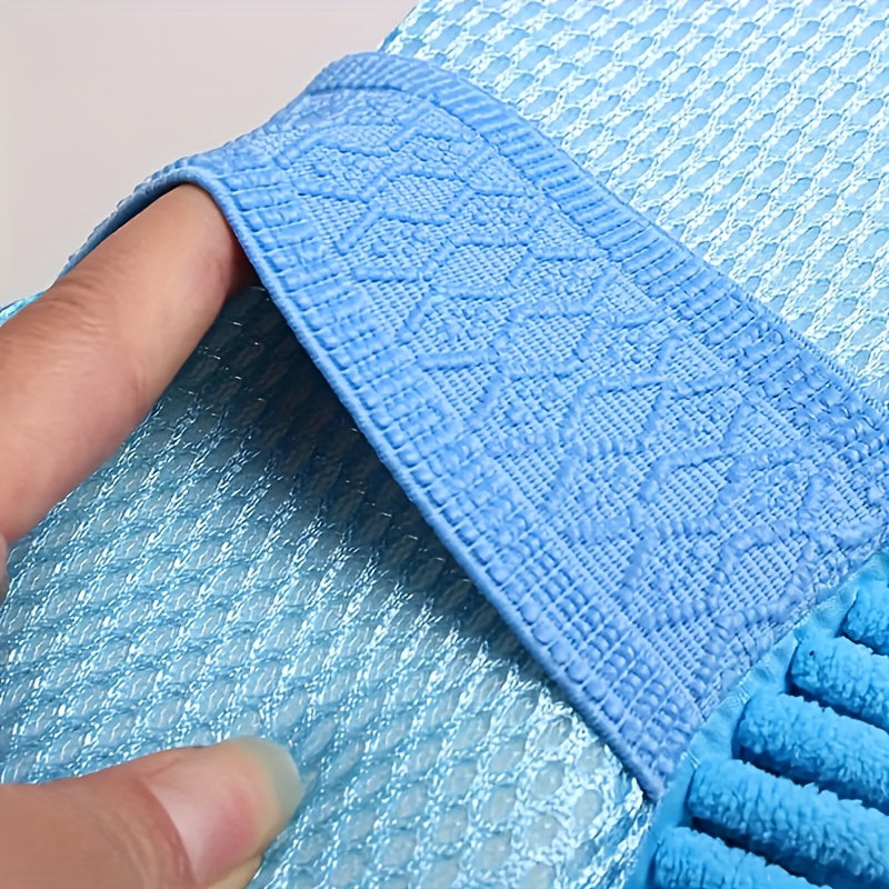 Avtomobilni tozalash uchun shimgich blok, koral mato, chizishga chidamli emas, ergonomik, yashil, sariq