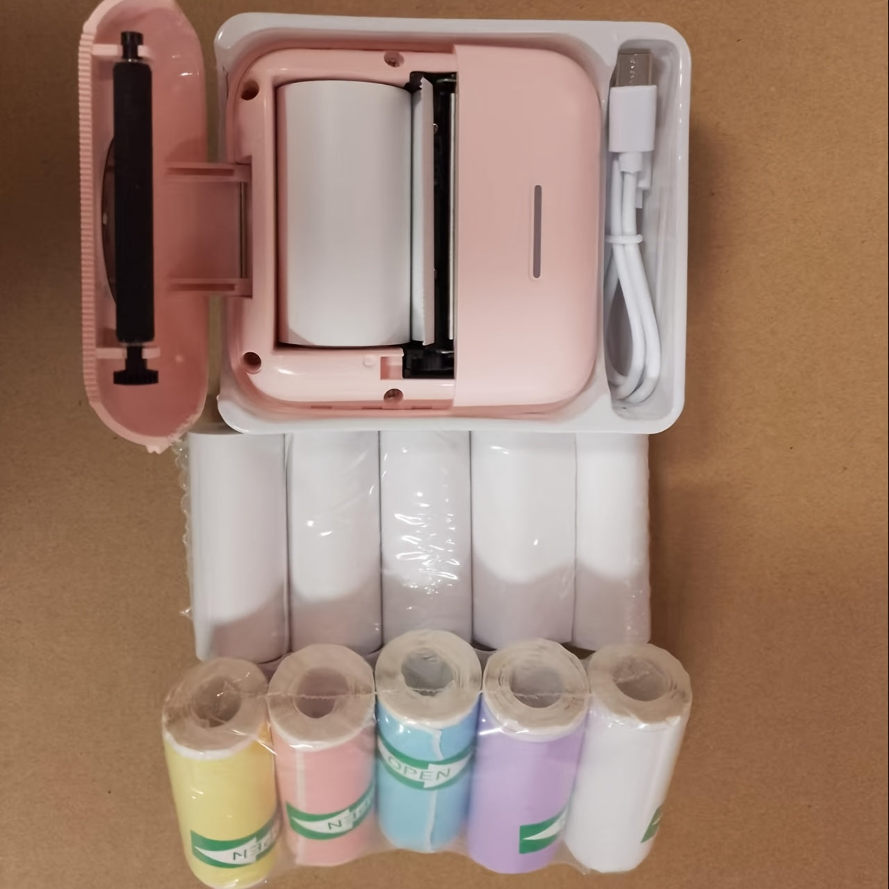 Wireless Portable Mini Printer for Students Thermal Thermal Printing USB Rechargeable