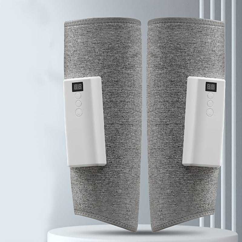 Masajeador recargable por USB para piernas y hombros con calor y presión de aire