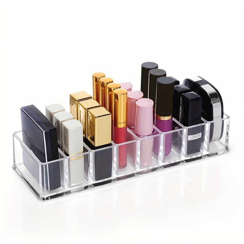 Acrylic Makeup and Jewelry Drawer Organizer with Detachable Compartments