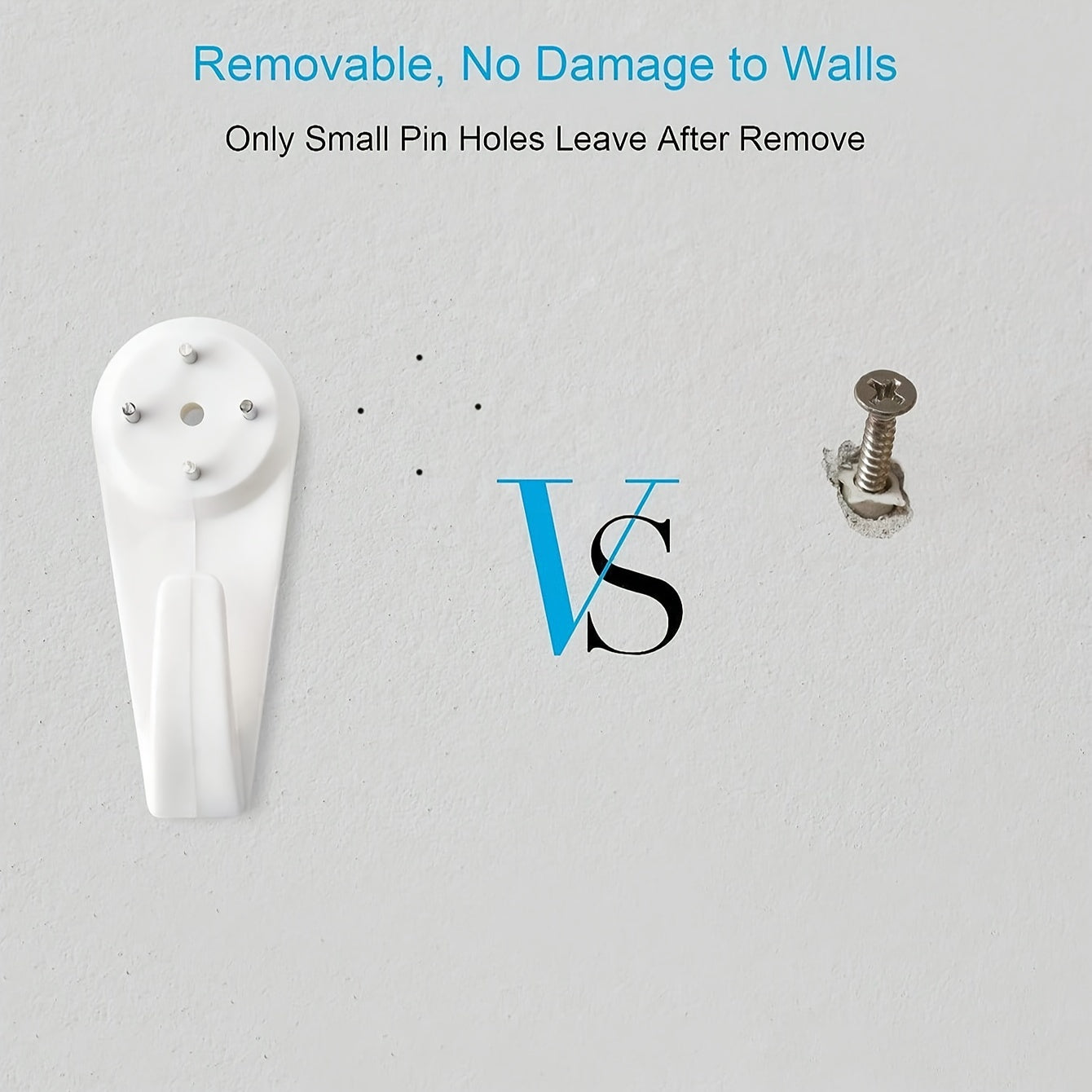 20 Strong Concrete Wall Hooks Non-Trace Hanging Heavy Duty