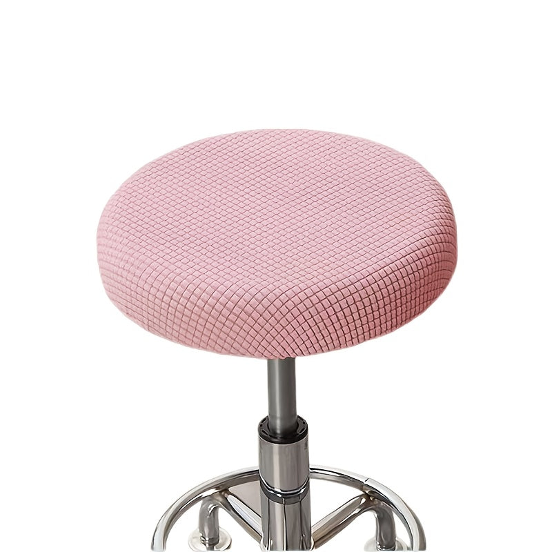 Adjustable Round Chair Cover Removable Washable Protector for Dining Room